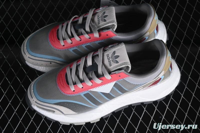Adidas Retropy P9 GW9333 Running Shoes with Thick Popcorn Sole