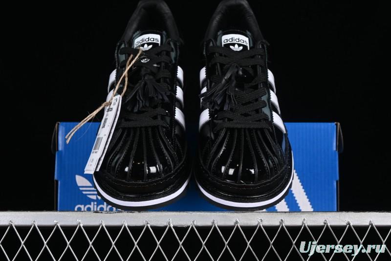 Adidas Clot x Superstar IH5953 Preppy Style Leather Sneakers with Shell Toe - IH5953