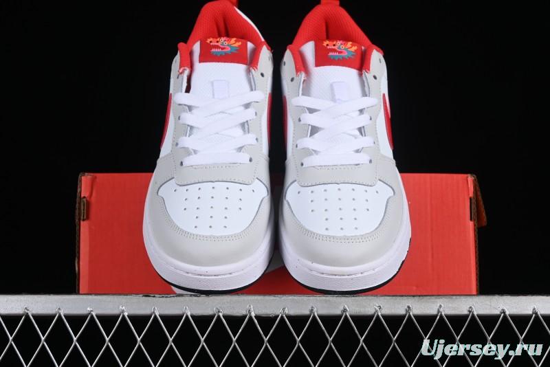 Nike Court Borough Low 2 Casual Campus Sneakers with Retro Basketball Design - FZ5525-161