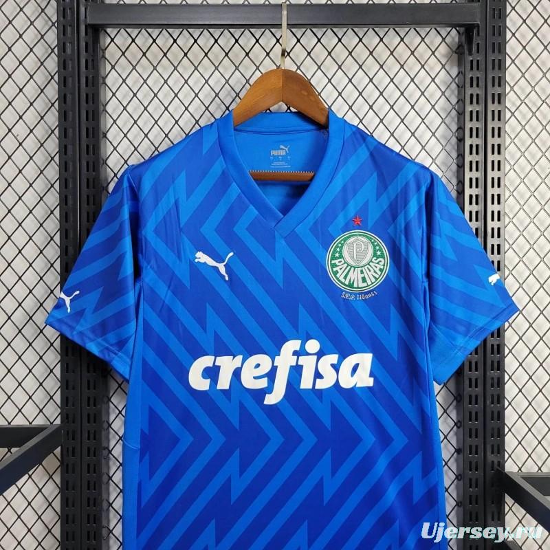 24/25 Palmeiras Goalkeeper Blue Jersey