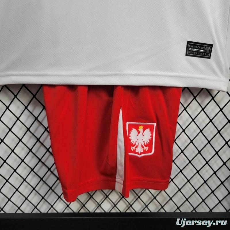 2024 Kids Poland Home Jersey