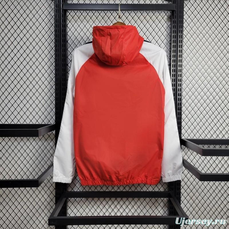 24/25 Manchester United Red Windbreaker