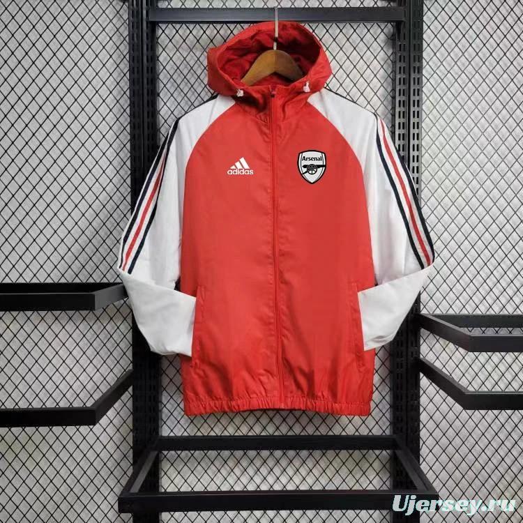 24/25 Arsenal Red Windbreaker