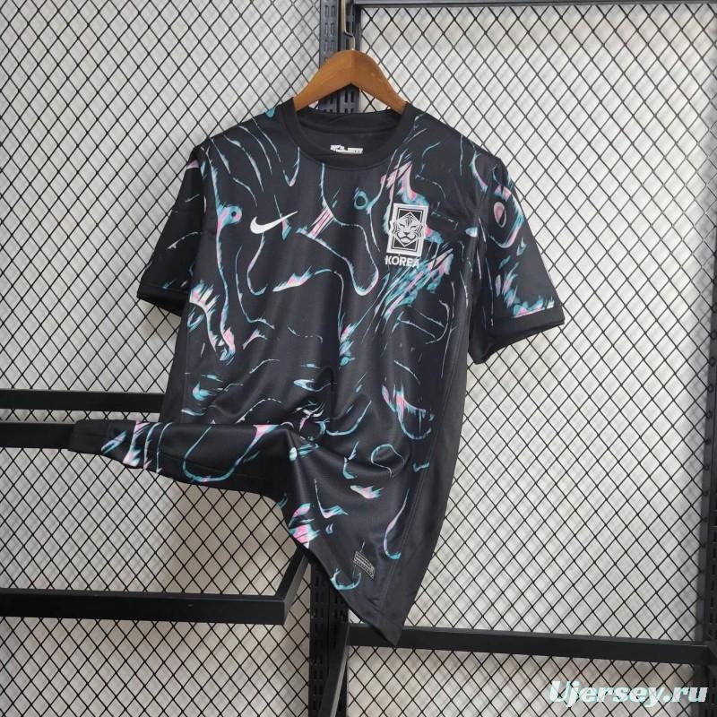 2024 South Korea Away Black Jersey
