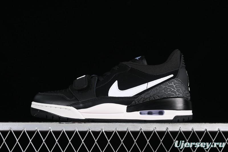 Nike Air Jordan Legacy AJ312 Low Top Sneakers with Velcro Strap Triple Fusion Design - CD7069-001