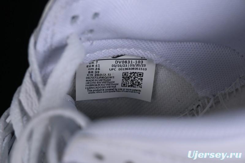 Nike SB Dunk Low White Orange Low-Top Casual Skateboarding Shoes - DV0831-103