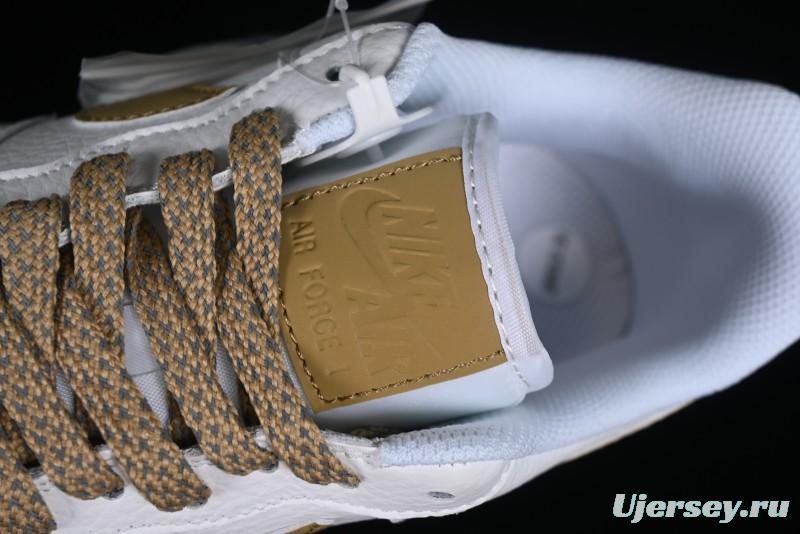 Nike Nocta x Nike Air Force 1 '07 Low "Certified Lover Boy" Khaki Classic Low-Top Casual Sneakers - LO1718-051