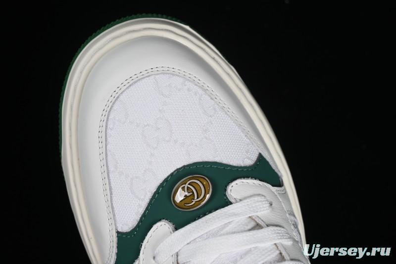 Gucci Chunky B Screener GG Sneakers Retro Style with Classic GG Canvas and Leather Trim - 9Y9209666