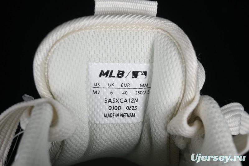 MLB Chunky Liner Basic New York Yankees Thick Sole Platform Sneakers with 6cm Height Increase - 3ASXCA12N50IVS