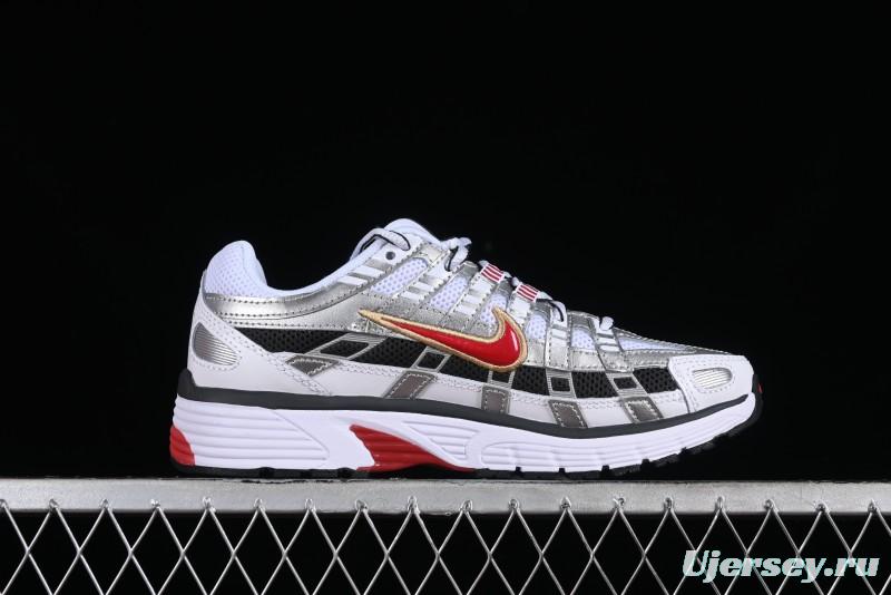 Nike P-6000 Retro Casual Sneakers Dad Shoes with Layered Design - BV1021-101