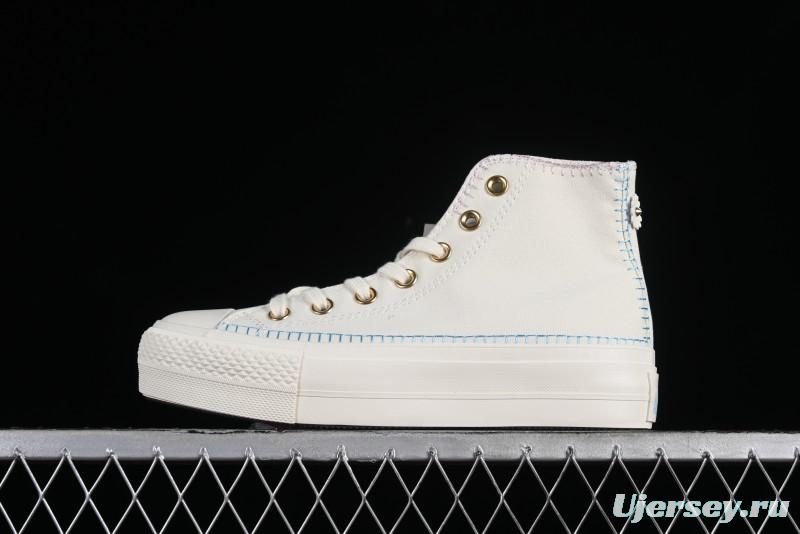 Converse All Star Lift Stitch Daisy Vulcanized Canvas Sneakers - A08731C