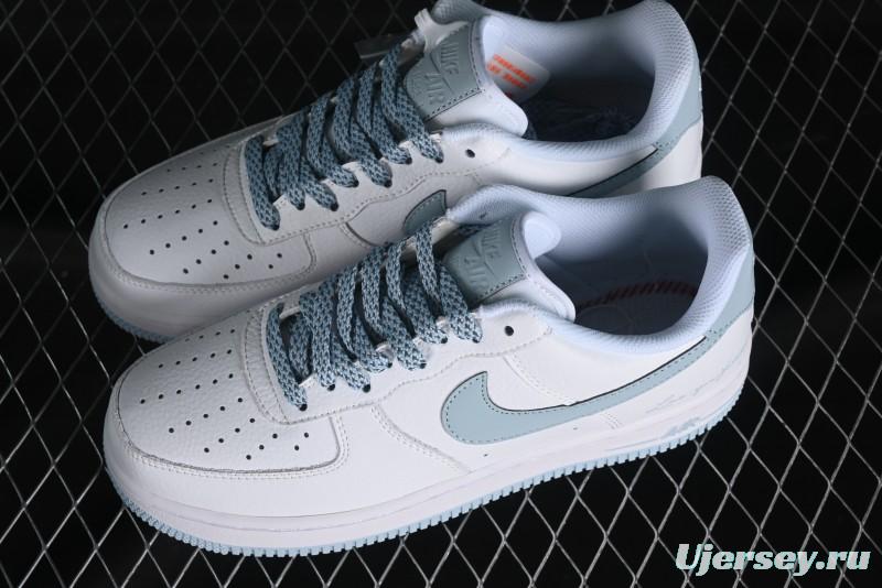 Nike Nocta x Nike Air Force 1 '07 Low "Certified Lover Boy" Ice Blue Classic Low-Top Casual Sneakers - LO1718-061