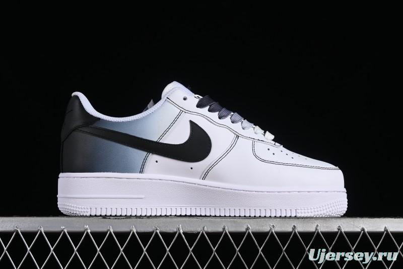 Nike Air Force 1 '07 Low Custom Anime Theme Gradient Brown Swoosh Casual Sneakers - FN0366-103