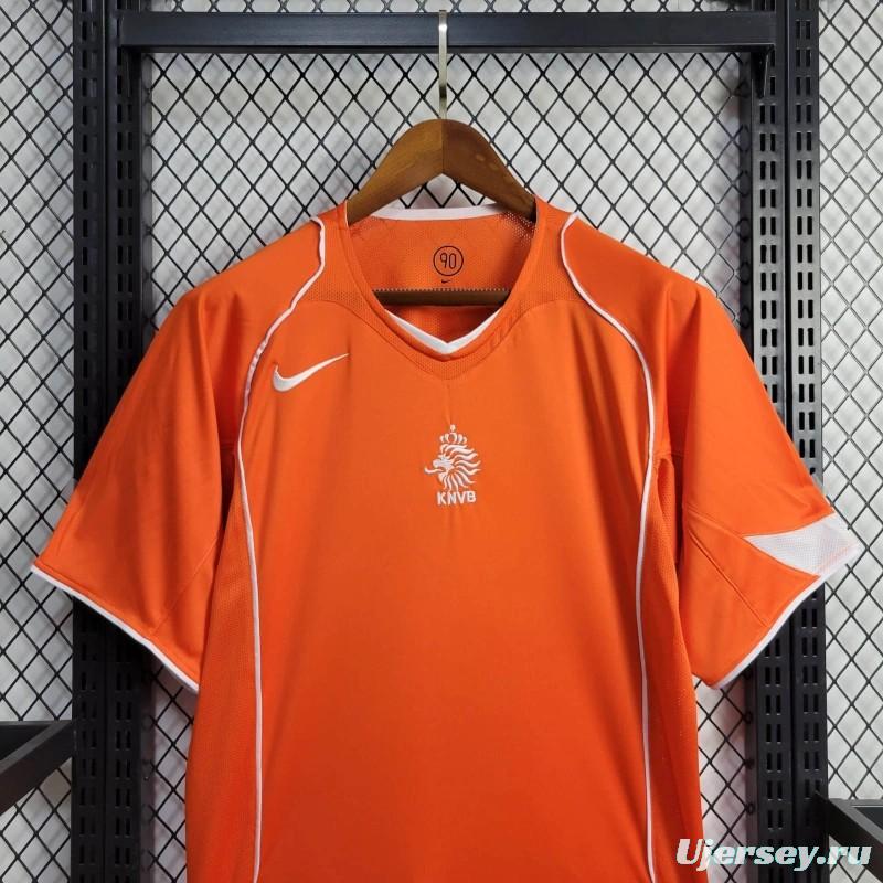 Retro 2004 Netherlands Home Jersey