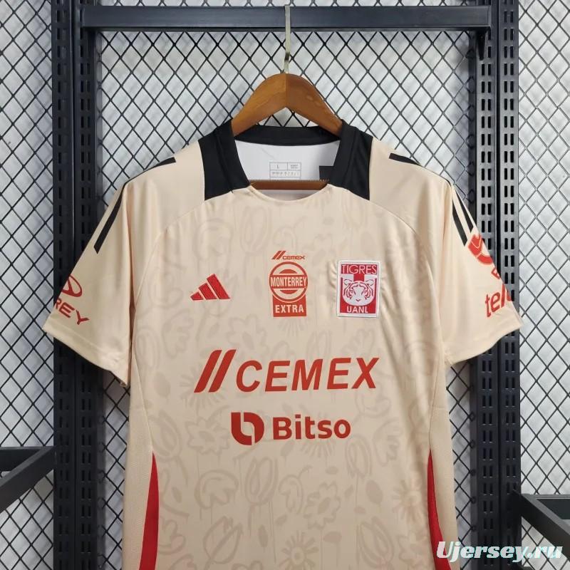 24/25 Tigres UANL Earth Day 2024 Beige Jersey