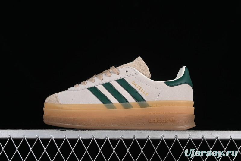 Adidas Originals Gazelle Bold ID7056 Low-Top Sneakers with Thick Sole for Casual Wear, Slip-Resistant and Durable - ID7056