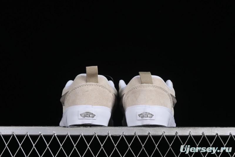 Vans Classics Knu Skool Cream Coffee Chunky Tongue Platform Sneakers - VN0009QCJD8