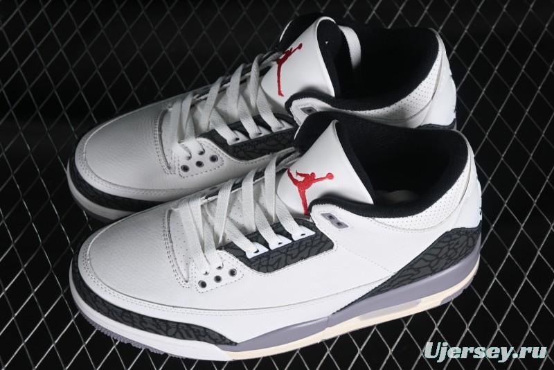 Nike Air Jordan 3 Retro Cement Grey Sneakers - CT8532-106