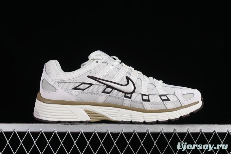 Nike P-6000 Retro Casual Sport Dad Shoes with Layered Design and Lightweight Body - HF0728-201