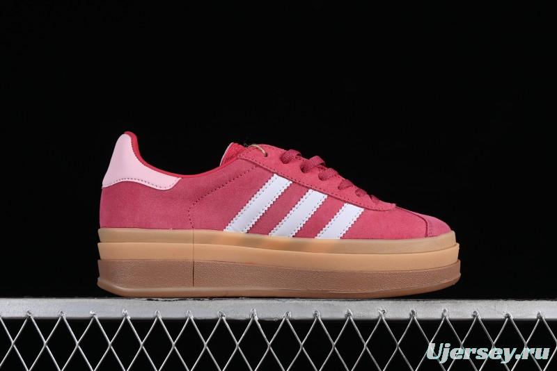 Adidas Originals Gazelle Bold Low-Top Sneakers with Thick Sole for Anti-Slip and Durability - ID6997