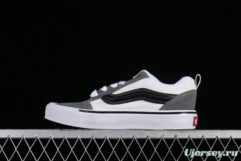 Vans Classics Knu Skool Retro Skate Shoes with Checkerboard Design - VN0009QC6PA