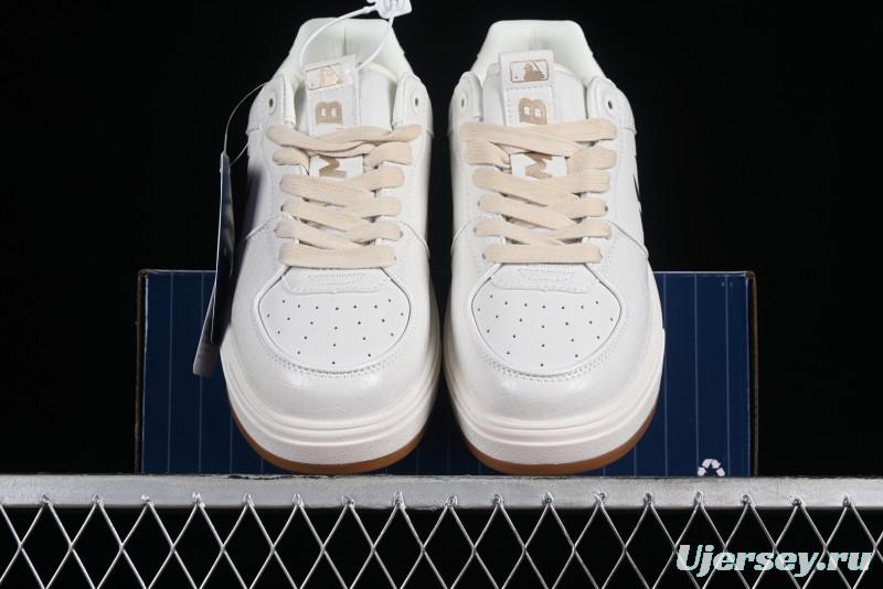 MLB Chunky Liner Metal Senior Series Lightweight Platform Casual Sneakers with 6cm Height Increase - 3ASXCLX4N50WHS