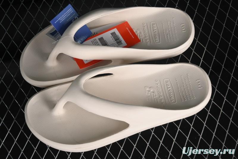 New Balance NB x TAW&TOE Collaboration Bone White Ultra-Soft Cloud Cushion Sandals Flip Flops - SD5601GIV