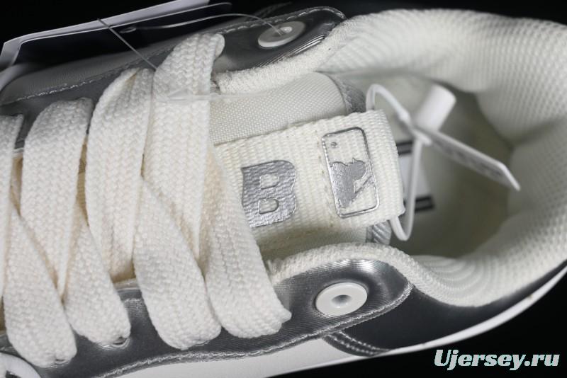 MLB Chunky Liner Metal Senior Series Lightweight Platform Casual Sneakers with 6cm Height Increase - 3ASXCLH3N50GRS