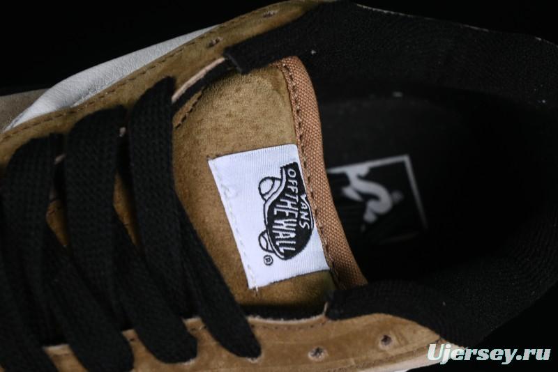 Vans Classics Knu Skool Retro Chunky Tongue Skate Shoes in Black/Brown - VN000CP6BXC