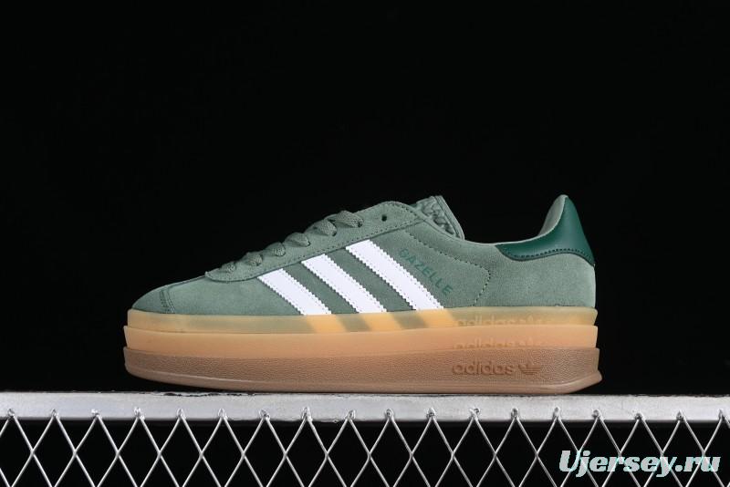 Adidas Originals Gazelle Bold ID6998 Low-Top Sneakers with Thick Sole for Casual Wear, Slip-Resistant and Durable