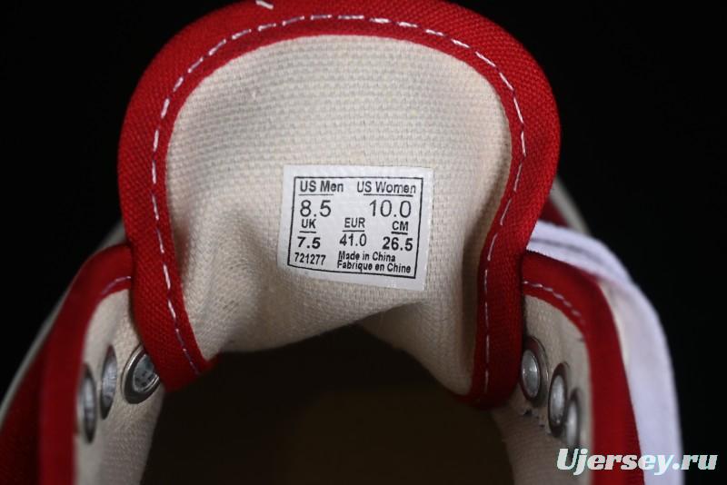 Kamiya x Vulcanize Sneaker 23AW High-End Line Mihara Yasuhiro Dissolution Red Shawn Yue Same Style Painted Letters Low-Top Canvas Shoes