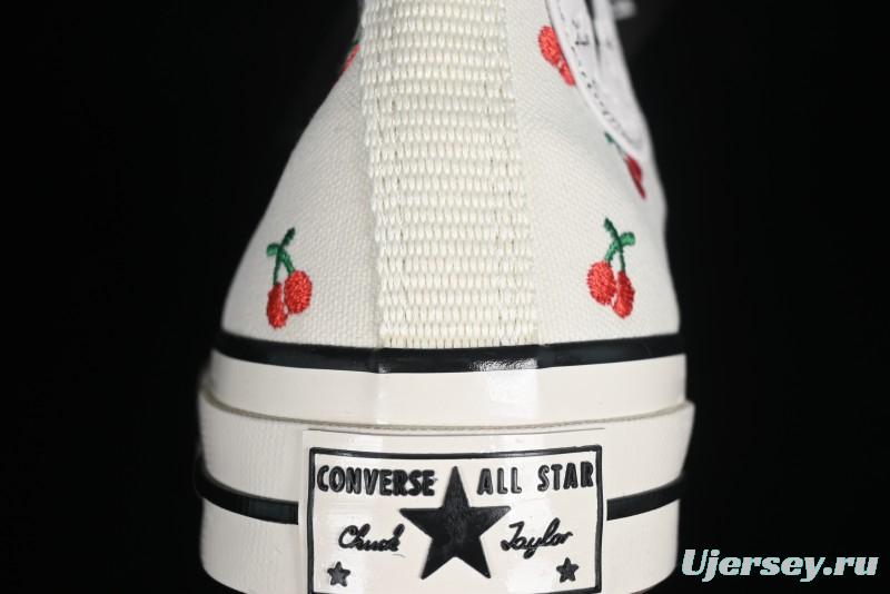 Converse Chuck 1970s Official Cherry Embroidery Canvas Sneakers - A08863C