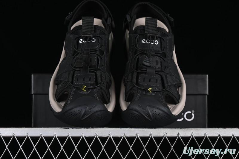 ECCO New Terrain Series Outdoor Closed-Toe Sandals Water Shoes with Breathable Design - 63890301001