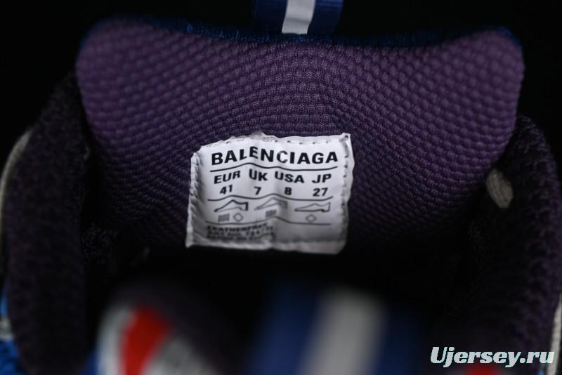 Balenciaga Phantom Sneaker 10th Generation Lace-Up Running Shoes with Transparent Heel Strap - W3XLL0525