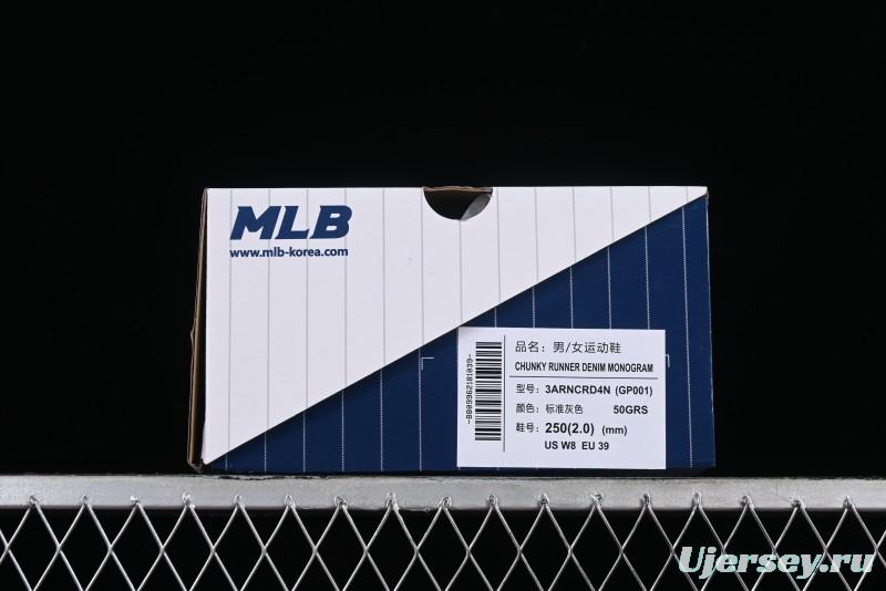 New York Yankees MLB Chunky Runner Basic Lightweight Casual Sneakers - 3ARNCRD4N50GRS