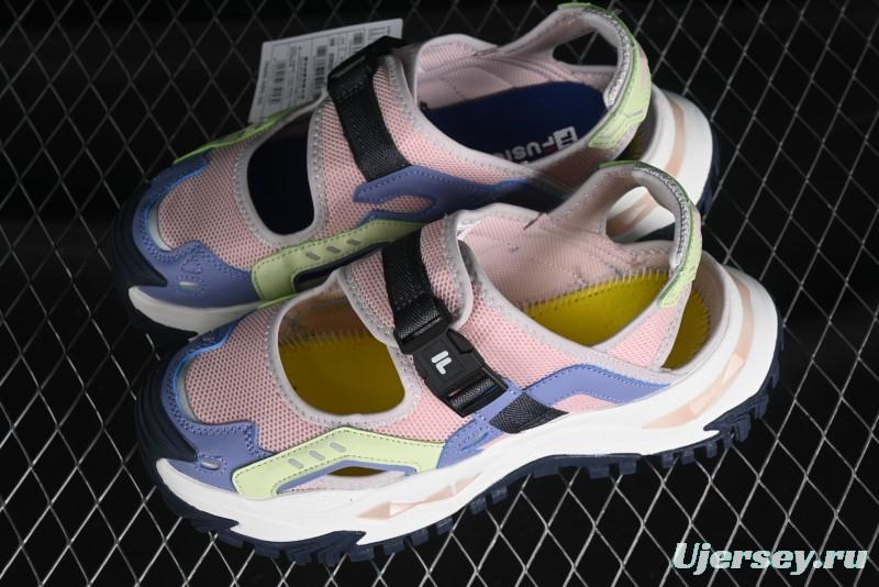 Fila Fusion Thick Sole Hard Candy Sandals - T12W421403FRB