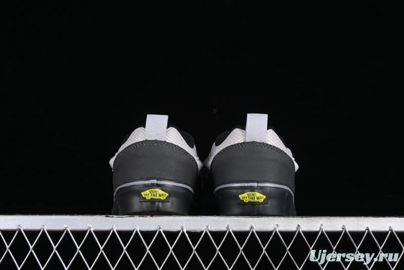 Vans OG Classic Slip-On Acid Wash Retro Grey Black Skate Shoes - VN0009QCGRY