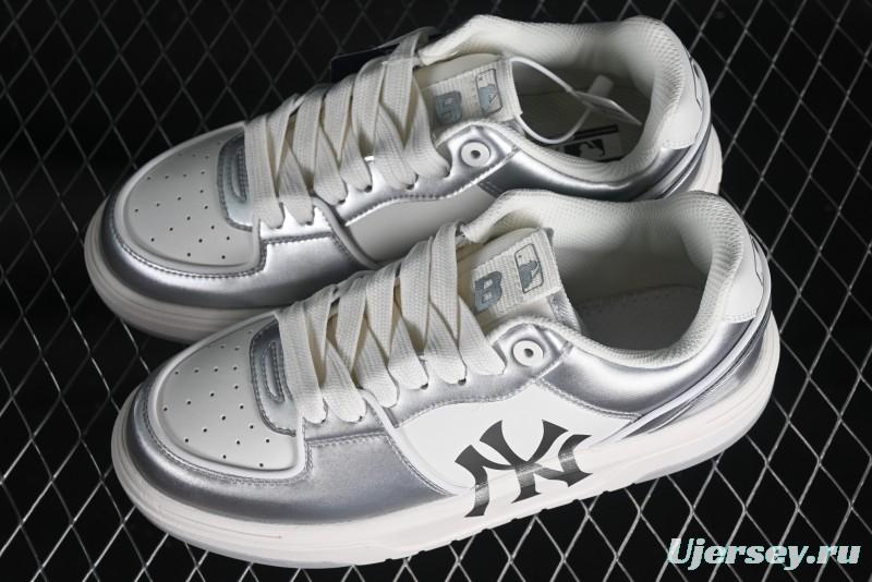 MLB Chunky Liner Metal Senior Series Lightweight Platform Casual Sneakers with 6cm Height Increase - 3ASXCLH3N50GRS
