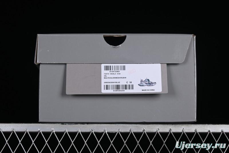 Balenciaga Phantom Sneaker 10th Generation Trend Running Shoes with Transparent Heel Strap - W3XL53124