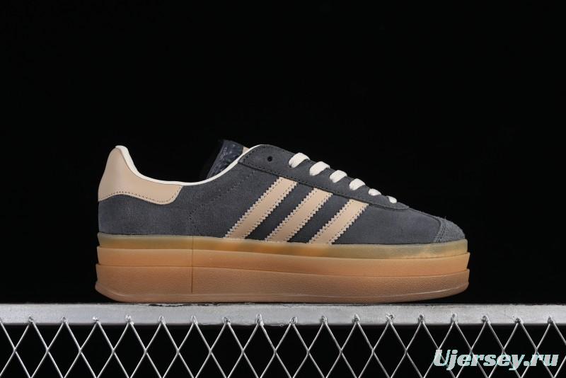 Adidas Originals Gazelle Bold IE0428 Low-Top Sneakers with Thick Sole for Casual Wear Anti-Slip and Durable - IE0428