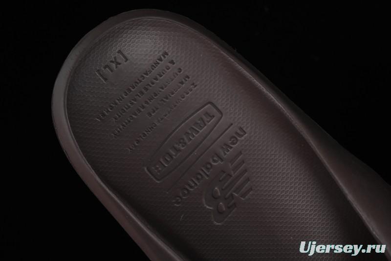 New Balance NB x TAW&TOE Co-branded Brown Ultra-Soft Cloud Cushion Beach Sandals Flip Flops - SD5601GMU