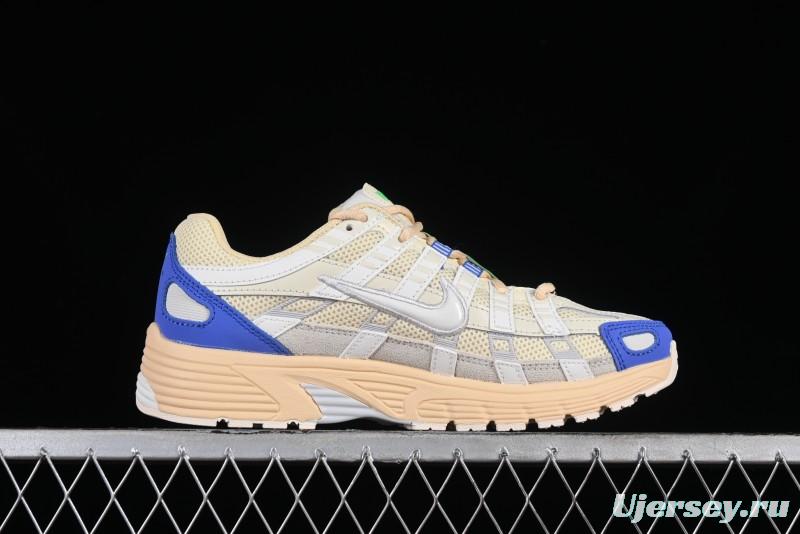 Nike P-6000 Retro Casual Sneakers with Layered Design and Ultra-Lightweight Body - FJ5443-113