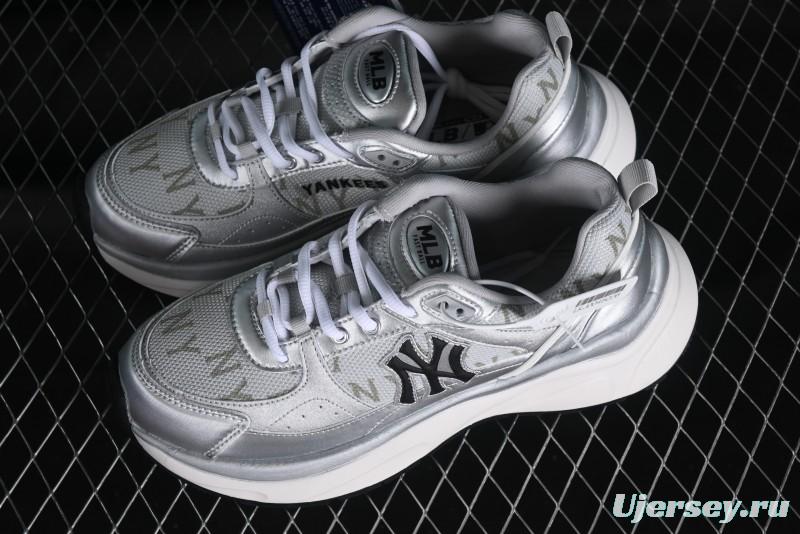 New York Yankees NY MLB Fast Ball Classic Monogram 24SS Retro Casual Running Shoes - 3ARNFSB4N50SS