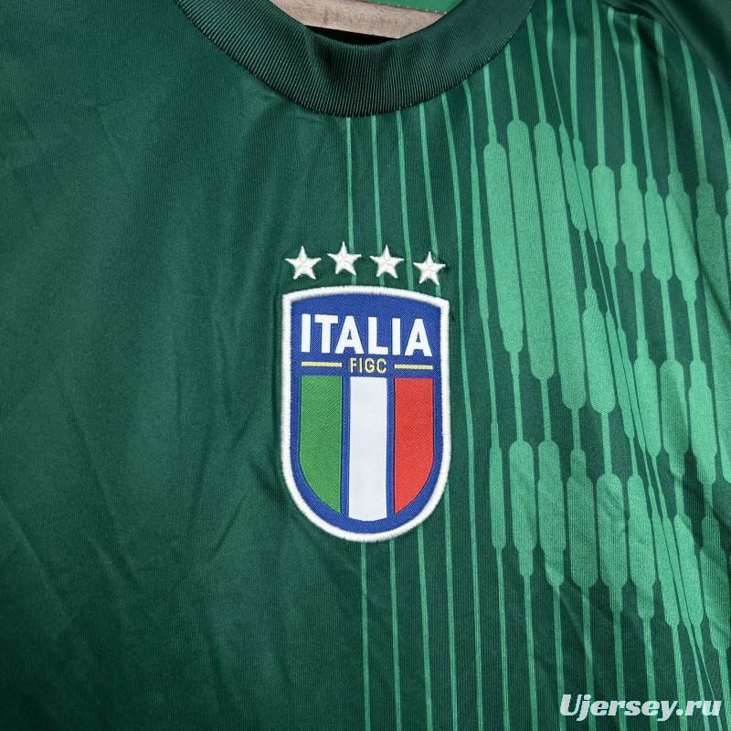 2024 Italy Pre-Match Green Jersey