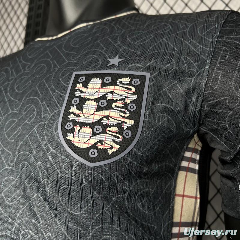 Player Version 2024 England Euro Jordan Black Jersey