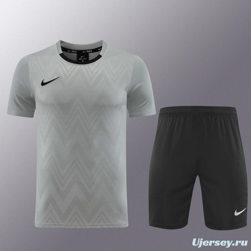 24/25 Nike Grey Short Sleeve Jersey+Shorts