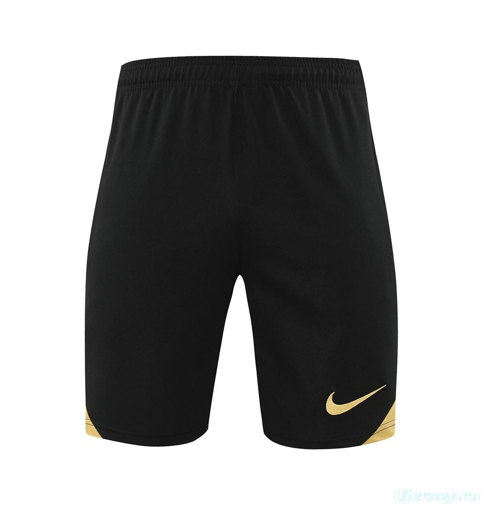 24/25 Nike Black/Golden Short Sleeve Jersey+Shorts