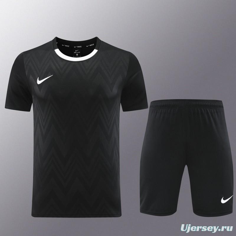 24/25 Nike Black Short Sleeve Jersey+Shorts