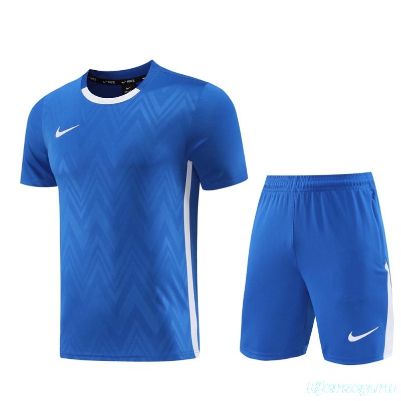 24/25 Nike Blue Short Sleeve Jersey+Shorts