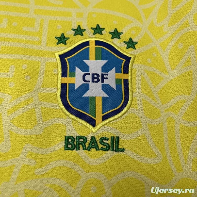 2024 Womens Brazil Home Shirt Jersey